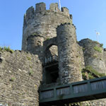 Conwy Castle in North Wales