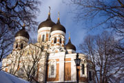 Alexander Nevsky cathedral in Tallinn, Estonia