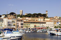 City of Cannes on the French Riviera