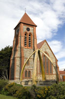 Christ Church Cathedral on Ross Road, in Stanley, Falkland Islands