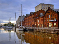 Early morning in Helsinki, Finland