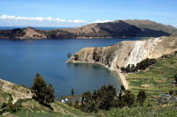 Isla del Sol on the Titicaca Lake, Bolivia