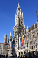 Town Hall at Marienplatz in Munich