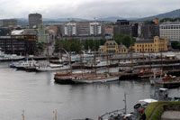 Harbor in Oslo, Norway