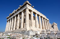 The Parthenon on the Acropolis of Athens, Greece