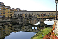 The Ponte Vecchio in Florence, Italy