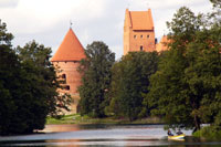 Trakai Castle in Lithuania