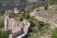 Fortress at Tsarevets Hills Near Veliko Tarnovo, Bulgaria