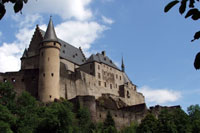 Vianden Castle in Luxembourg