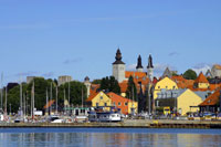 City of Visby, Sweden Viewed from Harbor